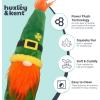 image:imageHuxley amp Kent Funny Dog Toy wSqueaker  St Patricks Day Power Plush Squeaky Dog Toys for Small Medium amp Large Dogs  Soft Stuffed Animal for Indoor Play amp Fetch  Shamrock Lollipop One SizeOne Size