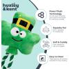 image:imageHuxley amp Kent Funny Dog Toy wSqueaker  St Patricks Day Power Plush Squeaky Dog Toys for Small Medium amp Large Dogs  Soft Stuffed Animal for Indoor Play amp Fetch  Shamrock Lollipop One SizeOne Size
