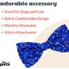image:imageHuxley amp Kent Pet Bow Tie for Dogs amp Cats  Hanukkah Adjustable Hook amp Loop Collar Accessory  Cute amp Comfortable for Holidays amp Celebrations  Hanukkah Stars amp Dots LargeHanukkah Stars  Dots