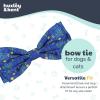 image:imageHuxley amp Kent Pet Bow Tie for Dogs amp Cats  Hanukkah Adjustable Hook amp Loop Collar Accessory  Cute amp Comfortable for Holidays amp Celebrations  Hanukkah Stars amp Dots LargeHanukkah