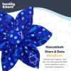 image:imageHuxley amp Kent Pet Pinwheel Bow for Dogs amp Cats  Holiday Adjustable Hook amp Loop Collar Accessory  Cute amp Comfortable for Holidays amp Celebrations  Hanukkah Stars amp Dots LargeHanukkah Stars  Dots
