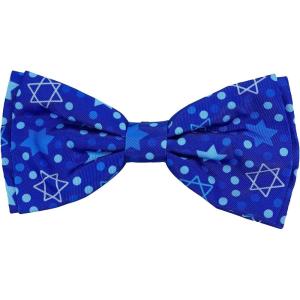 image:imageHuxley amp Kent Pet Bow Tie for Dogs amp Cats  Hanukkah Adjustable Hook amp Loop Collar Accessory  Cute amp Comfortable for Holidays amp Celebrations  Hanukkah Stars amp Dots LargeHanukkah Stars  Dots