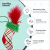 image:imageHuxley amp Kent Flinger Plush Cat Toy  Holiday Interactive Catnip Toy for Cats amp Kittens  Soft with Crinkle amp Catnip  Perfect for Flinging amp Chasing  Christmas Stocking Flinger