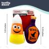 image:imageHuxley amp Kent Funny Dog Toy wSqueaker  Holiday Power Plush Squeaky Dog Toys for Small Dogs  Durable Small Stuffed Animal for Indoor Play amp Fetch  Tiny Tuff Santas MilkWitchs Harvest