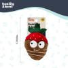 image:imageHuxley amp Kent Funny Dog Toy wSqueaker  Holiday Power Plush Squeaky Dog Toys for Small Dogs  Durable Small Stuffed Animal for Indoor Play amp Fetch  Tiny Tuff Santas MilkChocolate Covered Strawberry