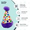 image:imageHuxley amp Kent Funny Dog Toy wSqueaker  Holiday Power Plush Squeaky Dog Toys for Small Dogs  Durable Small Stuffed Animal for Indoor Play amp Fetch  Tiny Tuff Santas MilkPolka Dot Party Hat