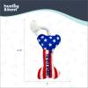 image:imageHuxley amp Kent Funny Dog Toy wSqueaker  Holiday Power Plush Squeaky Dog Toys for Small Dogs  Durable Small Stuffed Animal for Indoor Play amp Fetch  Tiny Tuff Latte My WayLil Firecracker Bone