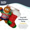 image:imageHuxley amp Kent Funny Dog Toy wSqueaker  Holiday Power Plush Squeaky Dog Toys for Small Dogs  Durable Small Stuffed Animal for Indoor Play amp Fetch  Tiny Tuff Latte My WayUgly Sweater Party