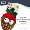 image:imageHuxley amp Kent Funny Dog Toy wSqueaker  Holiday Power Plush Squeaky Dog Toys for Small Dogs  Durable Small Stuffed Animal for Indoor Play amp Fetch  Tiny Tuff Latte My WayChocolate Covered Strawberry