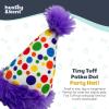 image:imageHuxley amp Kent Funny Dog Toy wSqueaker  Holiday Power Plush Squeaky Dog Toys for Small Dogs  Durable Small Stuffed Animal for Indoor Play amp Fetch  Tiny Tuff Latte My WayPolka Dot Party Hat