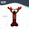 image:imageHuxley amp Kent Funny Dog Toy wSqueaker  Holiday Power Plush Squeaky Dog Toys for Small Medium amp Large Dogs  Soft Stuffed Animal for Indoor Play amp Fetch  Reindeer Bone One SizeReindeer Bone