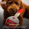 image:imageHuxley amp Kent Funny Dog Toy wSqueaker  Holiday Power Plush Squeaky Dog Toys for Small Medium amp Large Dogs  Soft Stuffed Animal for Indoor Play amp Fetch  Let It Snow Merlot LargeDogg Nog