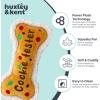 image:imageHuxley amp Kent Funny Dog Toy wSqueaker  Holiday Power Plush Squeaky Dog Toys for Small Medium amp Large Dogs  Soft Stuffed Animal for Indoor Play amp Fetch  Naughty Nice Bone SmallCookie Tester Bone