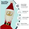 image:imageHuxley amp Kent Funny Dog Toy wSqueaker  Holiday Power Plush Squeaky Dog Toys for Small Medium amp Large Dogs  Soft Stuffed Animal for Indoor Play amp Fetch  Reindeer Bone One SizeSilly Santa Bone