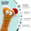 image:imageHuxley amp Kent Funny Dog Toy wSqueaker  Holiday Power Plush Squeaky Dog Toys for Small Medium amp Large Dogs  Soft Stuffed Animal for Indoor Play amp Fetch  Reindeer Bone One SizeGingerbread Bone