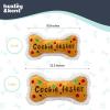 image:imageHuxley amp Kent Funny Dog Toy wSqueaker  Holiday Power Plush Squeaky Dog Toys for Small Medium amp Large Dogs  Soft Stuffed Animal for Indoor Play amp Fetch  Naughty Nice Bone SmallCookie Tester Bone
