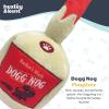 image:imageHuxley amp Kent Funny Dog Toy wSqueaker  Holiday Power Plush Squeaky Dog Toys for Small Medium amp Large Dogs  Soft Stuffed Animal for Indoor Play amp Fetch  Let It Snow Merlot LargeDogg Nog