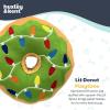 image:imageHuxley amp Kent Funny Dog Toy wSqueaker  Holiday Power Plush Squeaky Dog Toys for Small Medium amp Large Dogs  Soft Stuffed Animal for Indoor Play amp Fetch  Let It Snow Merlot LargeLit Donut