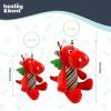 image:imageHuxley amp Kent Funny Dog Toy wSqueaker  Holiday Power Plush Squeaky Dog Toys for Small Medium amp Large Dogs  Soft Stuffed Animal for Indoor Play amp Fetch  Fireball Dragon SmallSnowball Dragon