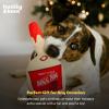 image:imageHuxley amp Kent Funny Dog Toy wSqueaker  Holiday Power Plush Squeaky Dog Toys for Small Medium amp Large Dogs  Soft Stuffed Animal for Indoor Play amp Fetch  Let It Snow Merlot LargeDogg Nog