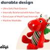 image:imageHuxley amp Kent Funny Dog Toy wSqueaker  Holiday Power Plush Squeaky Dog Toys for Small Medium amp Large Dogs  Soft Stuffed Animal for Indoor Play amp Fetch  Fireball Dragon SmallSnowball Dragon