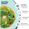 image:imageHuxley amp Kent Funny Dog Toy wSqueaker  Holiday Power Plush Squeaky Dog Toys for Small Medium amp Large Dogs  Soft Stuffed Animal for Indoor Play amp Fetch  Let It Snow Merlot LargeLit Donut