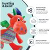 image:imageHuxley amp Kent Funny Dog Toy wSqueaker  Holiday Power Plush Squeaky Dog Toys for Small Medium amp Large Dogs  Soft Stuffed Animal for Indoor Play amp Fetch  Fireball Dragon SmallFireball Dragon