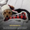 image:imageHuxley amp Kent Funny Dog Toy wSqueaker  Holiday Power Plush Squeaky Dog Toys for Small Medium amp Large Dogs  Soft Stuffed Animal for Indoor Play amp Fetch  Naughty Nice Bone SmallIve Been Good Bone
