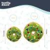 image:imageHuxley amp Kent Funny Dog Toy wSqueaker  Holiday Power Plush Squeaky Dog Toys for Small Medium amp Large Dogs  Soft Stuffed Animal for Indoor Play amp Fetch  Let It Snow Merlot LargeLit Donut