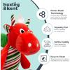 image:imageHuxley amp Kent Funny Dog Toy wSqueaker  Holiday Power Plush Squeaky Dog Toys for Small Medium amp Large Dogs  Soft Stuffed Animal for Indoor Play amp Fetch  Fireball Dragon SmallSnowball Dragon