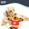 image:imageHuxley amp Kent Funny Dog Toy wSqueaker  Holiday Power Plush Squeaky Dog Toys for Small Medium amp Large Dogs  Soft Stuffed Animal for Indoor Play amp Fetch  Fireball Dragon SmallRocky Reindeer