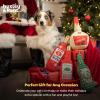 image:imageHuxley amp Kent Funny Dog Toy wSqueaker  Holiday Power Plush Squeaky Dog Toys for Small Medium amp Large Dogs  Soft Stuffed Animal for Indoor Play amp Fetch  Let It Snow Merlot LargeTotos Holiday Stress Reliever