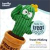 image:imageHuxley amp Kent Interactive Funny Dog Toy wSqueaker  Holiday Power Plush Treat Hiding Toy  Cute and Funny Soft Puzzle for Small amp Large Dogs  Seek n Treat Prickly amp Bright Pawt One SizePrickly Pawt