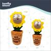 image:imageHuxley amp Kent Interactive Funny Dog Toy wSqueaker  Holiday Power Plush Treat Hiding Toy  Cute and Funny Soft Puzzle for Small amp Large Dogs  Seek n Treat Prickly amp Bright Pawt One SizeSunflower Pawt