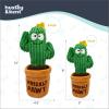 image:imageHuxley amp Kent Interactive Funny Dog Toy wSqueaker  Holiday Power Plush Treat Hiding Toy  Cute and Funny Soft Puzzle for Small amp Large Dogs  Seek n Treat Prickly amp Bright Pawt One SizePrickly Pawt