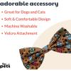 image:imageHuxley amp Kent Pet Bow Tie for Dogs amp Cats  Thanksgving Fall Adjustable Hook amp Loop Collar Accessory  Cute amp Comfortable for Holidays amp Celebrations  What Me Worry Turkey LargeCoffee to GoGo