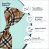 image:imageHuxley amp Kent Pet Bow Tie for Dogs amp Cats  Thanksgving Fall Adjustable Hook amp Loop Collar Accessory  Cute amp Comfortable for Holidays amp Celebrations  What Me Worry Turkey LargeHigh Street Plaid