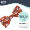 image:imageHuxley amp Kent Pet Bow Tie for Dogs amp Cats  Thanksgving Fall Adjustable Hook amp Loop Collar Accessory  Cute amp Comfortable for Holidays amp Celebrations  What Me Worry Turkey LargePupkin Spice Latte
