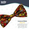 image:imageHuxley amp Kent Pet Bow Tie for Dogs amp Cats  Thanksgving Fall Adjustable Hook amp Loop Collar Accessory  Cute amp Comfortable for Holidays amp Celebrations  What Me Worry Turkey LargeLeaves  Nuts