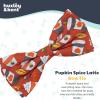 image:imageHuxley amp Kent Pet Bow Tie for Dogs amp Cats  Thanksgving Fall Adjustable Hook amp Loop Collar Accessory  Cute amp Comfortable for Holidays amp Celebrations  What Me Worry Turkey LargePupkin Spice Latte