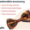image:imageHuxley amp Kent Pet Bow Tie for Dogs amp Cats  Thanksgving Fall Adjustable Hook amp Loop Collar Accessory  Cute amp Comfortable for Holidays amp Celebrations  What Me Worry Turkey LargeTurkey Dinner
