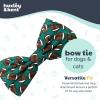 image:imageHuxley amp Kent Pet Bow Tie for Dogs amp Cats  Thanksgving Fall Adjustable Hook amp Loop Collar Accessory  Cute amp Comfortable for Holidays amp Celebrations  What Me Worry Turkey LargeFootball