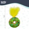 image:imageHuxley amp Kent Plush Cat Toy  Holiday Interactive Catnip Toy for Cats amp Kittens  Soft with Crinkle amp Catnip  Fun Indoor Play  Dilly ClausLit Donut