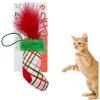 image:imageHuxley amp Kent Flinger Plush Cat Toy  Holiday Interactive Catnip Toy for Cats amp Kittens  Soft with Crinkle amp Catnip  Perfect for Flinging amp Chasing  Christmas Stocking Flinger