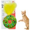 image:imageHuxley amp Kent Plush Cat Toy  Holiday Interactive Catnip Toy for Cats amp Kittens  Soft with Crinkle amp Catnip  Fun Indoor Play  Dilly ClausLit Donut
