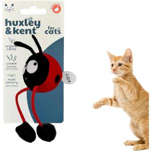 image:imageHuxley amp Kent Chirpy Plush Cat Toy  Holiday Interactive Catnip Toy with Touch Activated Sounds  Soft with Crinkle amp Catnip  Fun Indoor Play  Holiday Bird ChirpyLadybug