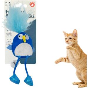 image:imageHuxley amp Kent Chirpy Plush Cat Toy  Holiday Interactive Catnip Toy with Touch Activated Sounds  Soft with Crinkle amp Catnip  Fun Indoor Play  Holiday Bird ChirpyBluebird