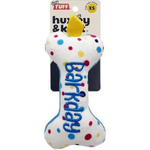 image:imageHuxley amp Kent Funny Dog Toy wSqueaker  Holiday Power Plush Squeaky Dog Toys for Small Dogs  Durable Small Stuffed Animal for Indoor Play amp Fetch  Tiny Tuff Santas MilkIts My Barkday Bone