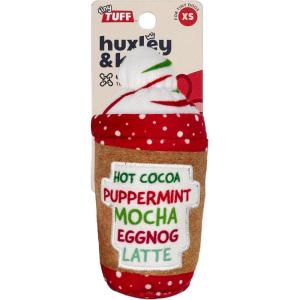 image:imageHuxley amp Kent Funny Dog Toy wSqueaker  Holiday Power Plush Squeaky Dog Toys for Small Dogs  Durable Small Stuffed Animal for Indoor Play amp Fetch  Tiny Tuff Latte My WayLatte My Way