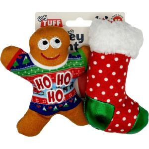 image:imageHuxley amp Kent Funny Dog Toy wSqueaker  Holiday Power Plush Squeaky Dog Toys for Small Dogs  Durable Small Stuffed Animal for Indoor Play amp Fetch  Tiny Tuff Latte My WayUgly Sweater Party
